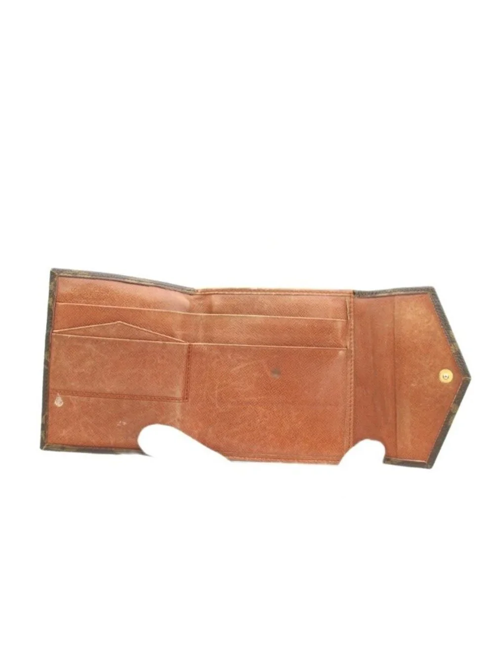 Louis Vuitton Porte-Monnaie Billets Cult Cles Monogram Bifold Wallet Brown YM
